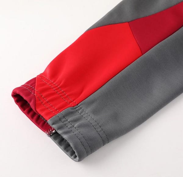 24/25 AC Milan Red/Grey Full Zipper Jacket +Long Pants - Image 2