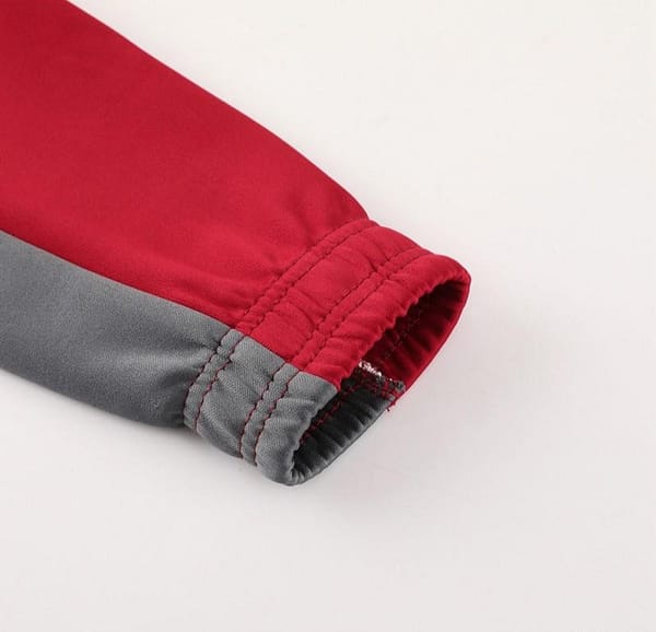 24/25 AC Milan Red/Grey Full Zipper Jacket +Long Pants - Image 8