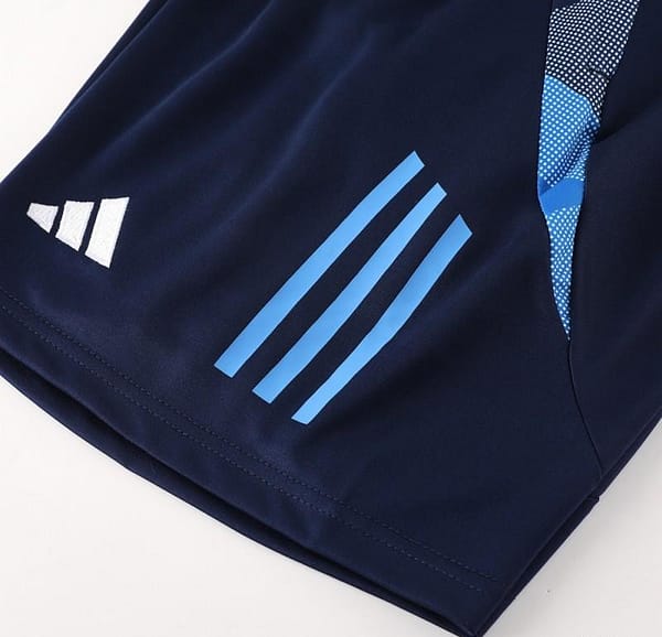 24/25 Adidas Navy Short Sleeve Jersey+Shorts - Image 2