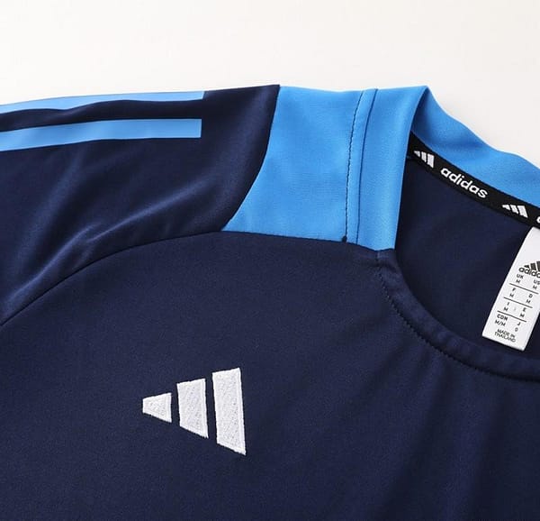 24/25 Adidas Navy Short Sleeve Jersey+Shorts - Image 9