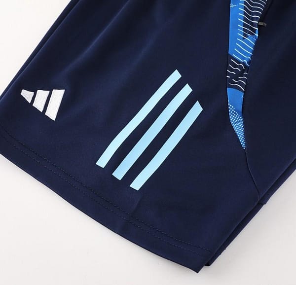 24/25 Adidas Blue Short Sleeve Jersey+Shorts - Image 2