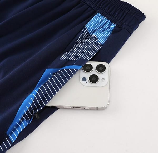 24/25 Adidas Blue Short Sleeve Jersey+Shorts - Image 3