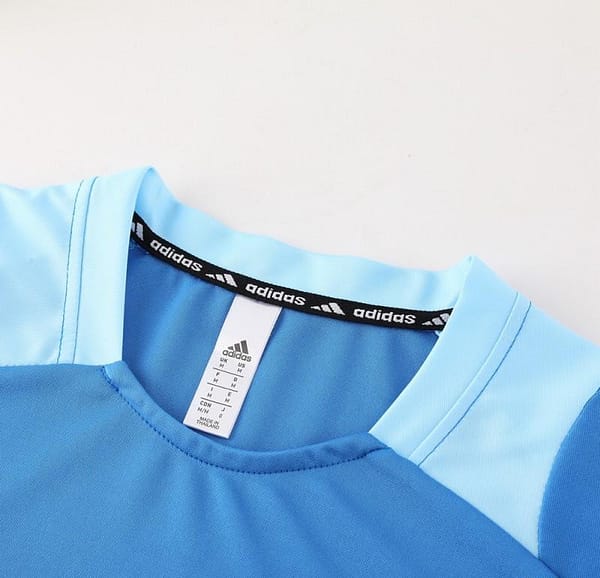 24/25 Adidas Blue Short Sleeve Jersey+Shorts - Image 10