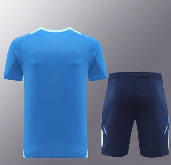 24/25 Adidas Blue Short Sleeve Jersey+Shorts - Image 12