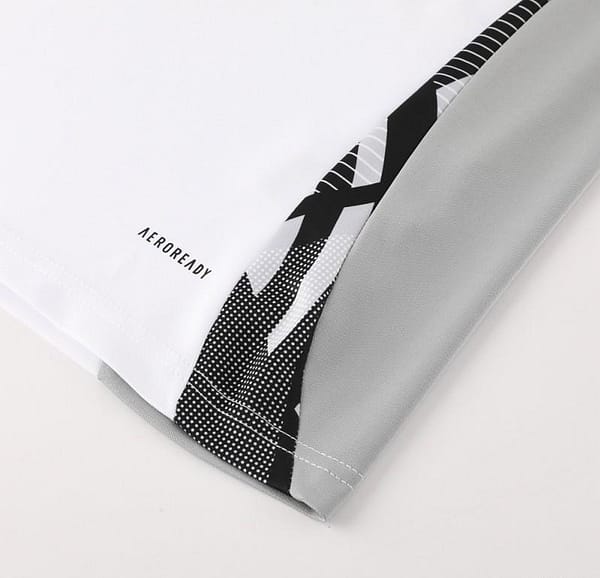 24/25 Adidas White Short Sleeve Jersey+Shorts - Image 7