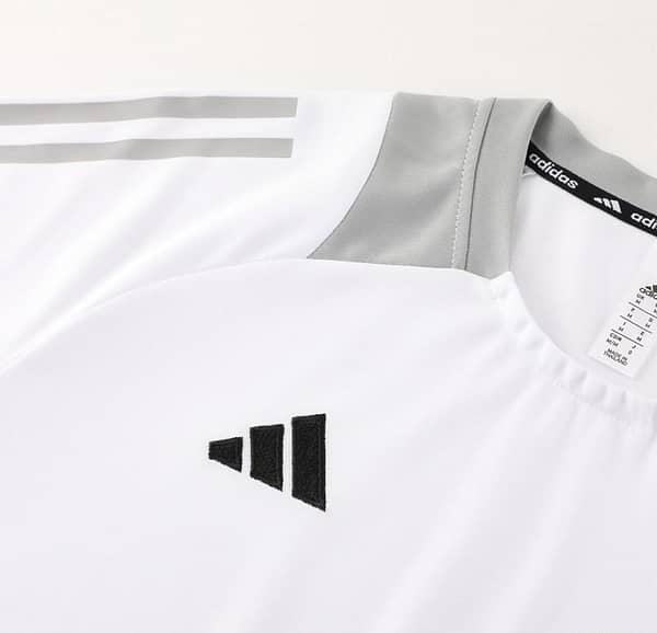 24/25 Adidas White Short Sleeve Jersey+Shorts - Image 9