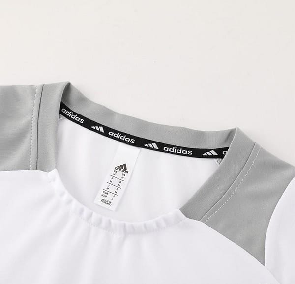 24/25 Adidas White Short Sleeve Jersey+Shorts - Image 10
