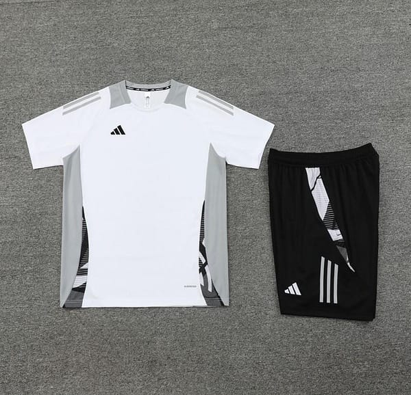 24/25 Adidas White Short Sleeve Jersey+Shorts - Image 11