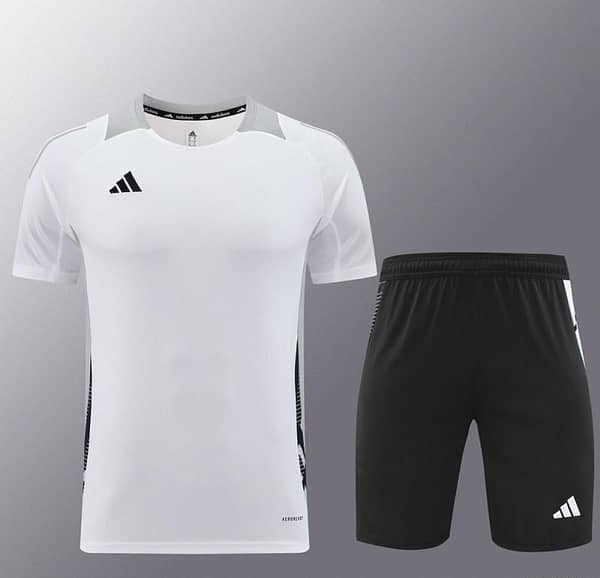 24/25 Adidas White Short Sleeve Jersey+Shorts - Image 15