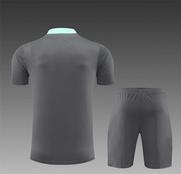 24/25 PSG Grey Short Sleeve Jersey+Shorts - Image 13