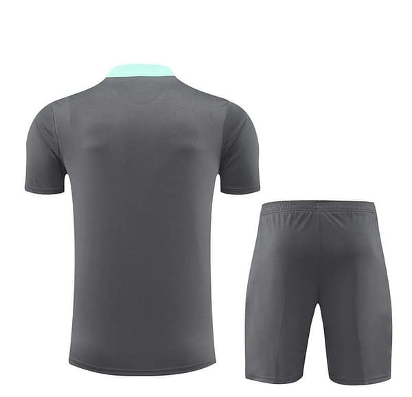 24/25 PSG Grey Short Sleeve Jersey+Shorts - Image 14