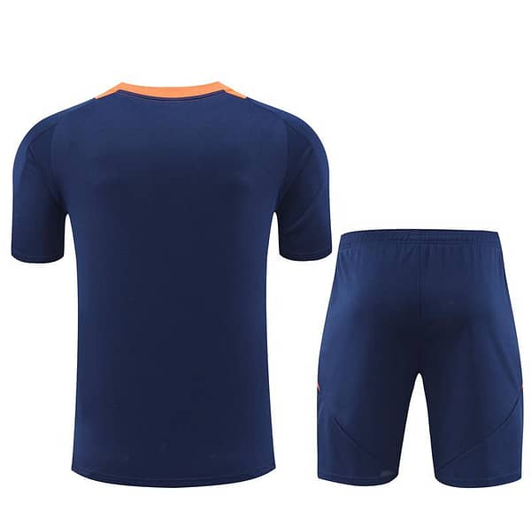 24/25 Manchester United Navy Short Sleeve Jersey+Shorts - Image 15