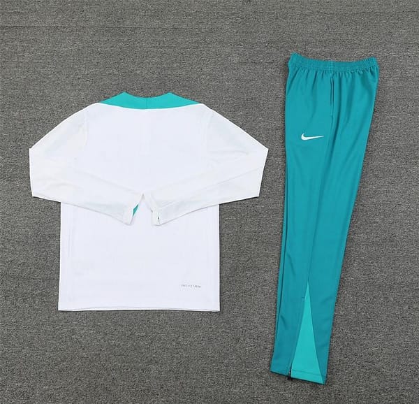 2024 Portugual White Half Zipper Jacket+Long Pants - Image 8