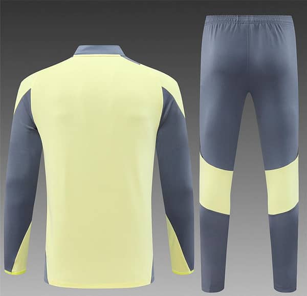 24/25 Juventus Yellow Half Zipper Jacket+Long Pants - Image 17