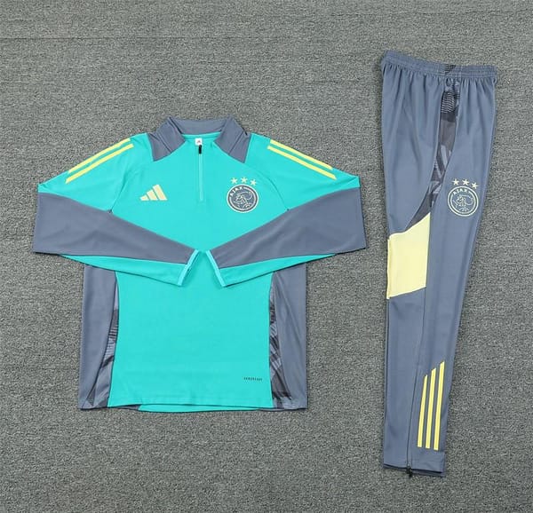 24/25 Ajax Green Half Zipper Jacket+Long Pants - Image 13