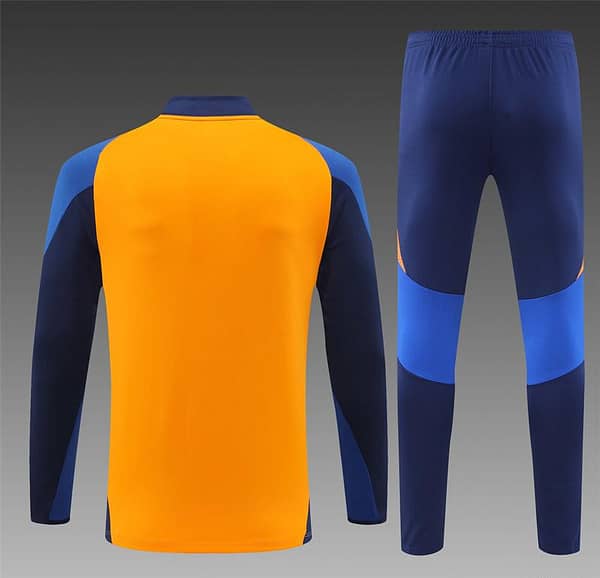 24/25 Juventus Orange Half Zipper Jacket+Long Pants - Image 15