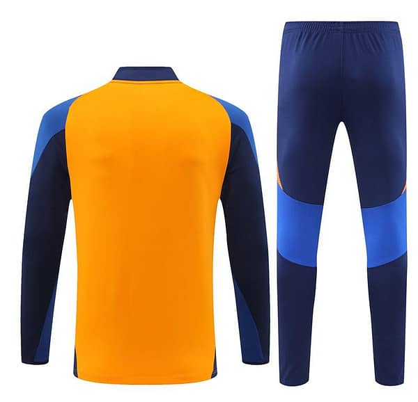24/25 Juventus Orange Half Zipper Jacket+Long Pants - Image 16