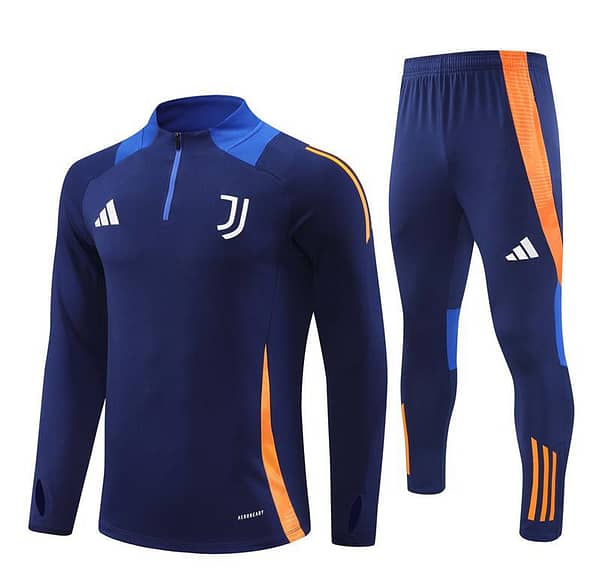 24/25 Juventus Navy Half Zipper Jacket+Long Pants - Image 17