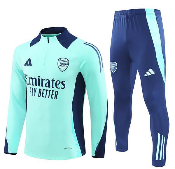 24/25 Chelsea Lake Blue Half Zipper Jacket+Long Pants - Image 16