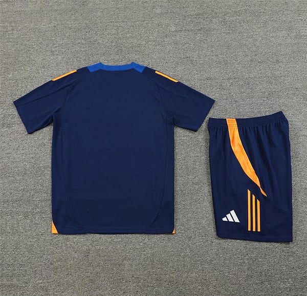 24/25 Juventus Navy Short Sleeve Jersey+Shorts - Image 2