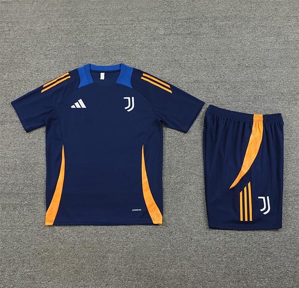 24/25 Juventus Navy Short Sleeve Jersey+Shorts - Image 12