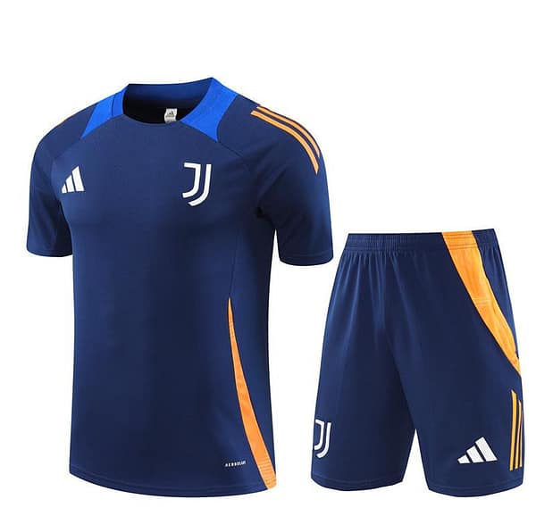 24/25 Juventus Navy Short Sleeve Jersey+Shorts - Image 15