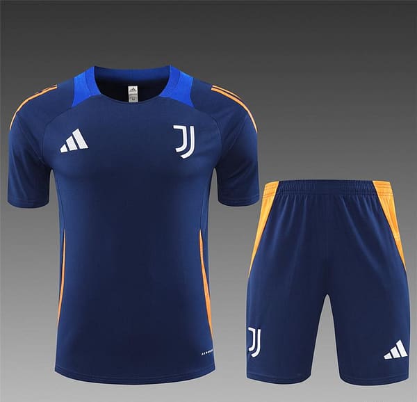 24/25 Juventus Navy Short Sleeve Jersey+Shorts - Image 16
