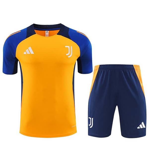 24/25 Juventus Orange/Navy Short Sleeve Jersey+Shorts - Image 16