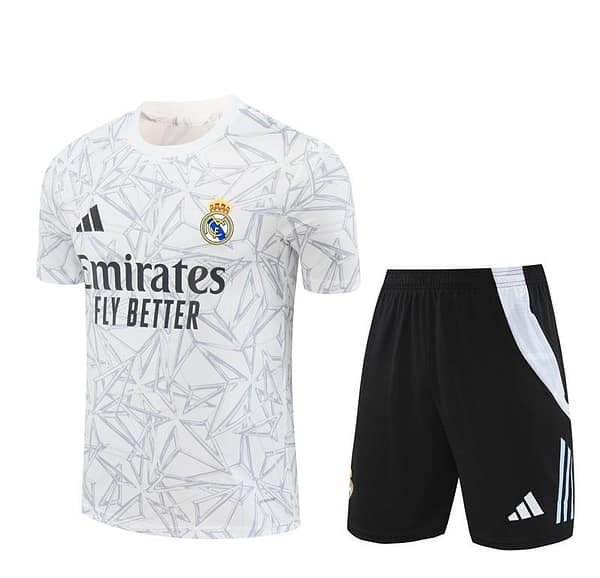 24/25 Real Madrid White Special Short Sleeve Jersey+Shorts - Image 15