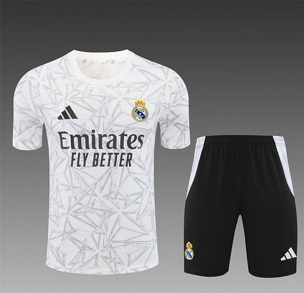 24/25 Real Madrid White Special Short Sleeve Jersey+Shorts - Image 16