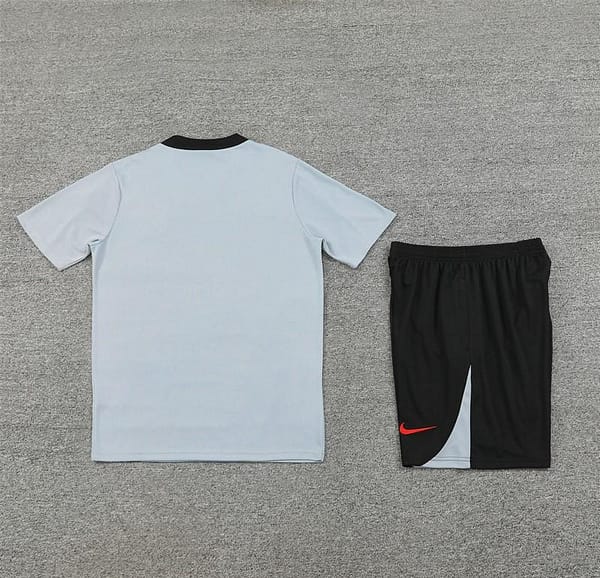 2024 South Korea Grey Short Sleeve Jersey+Shorts - Image 7