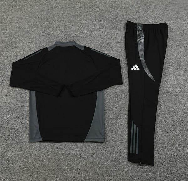 2024 Algeria Black Half Zipper Jacket+Long Pants - Image 9