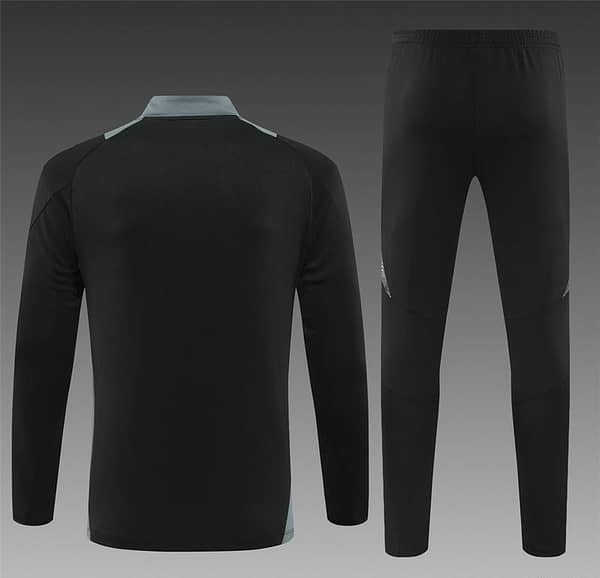 2024 Algeria Black Half Zipper Jacket+Long Pants - Image 16