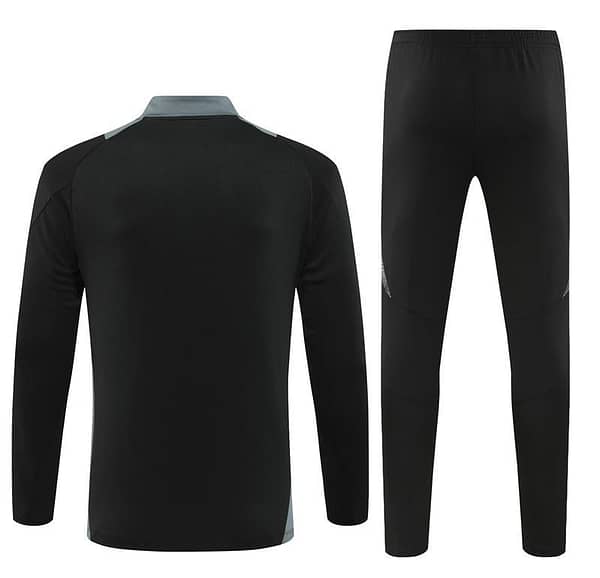2024 Algeria Black Half Zipper Jacket+Long Pants - Image 17
