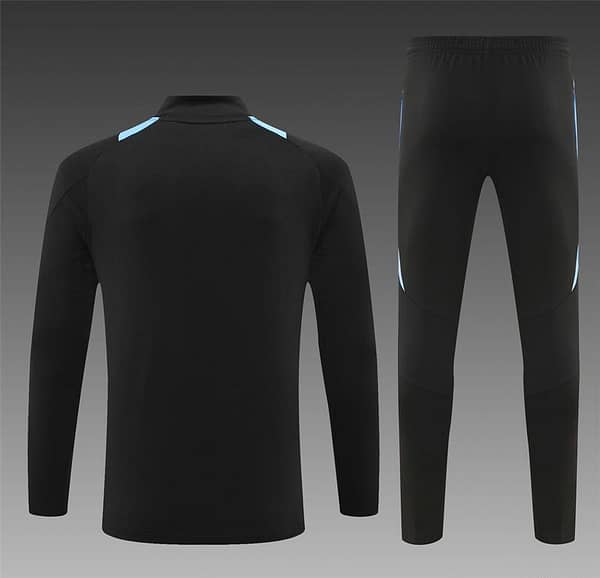 2024 Argentina Black Half Zipper Jacket+Long Pants - Image 15