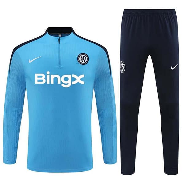 24/25 Chelsea Blue Half Zipper Jacket+Long Pants - Image 16