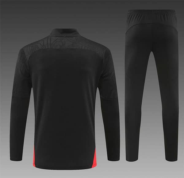 24/25 AC Milan Red Half Zipper Jacket+Long Pants - Image 14