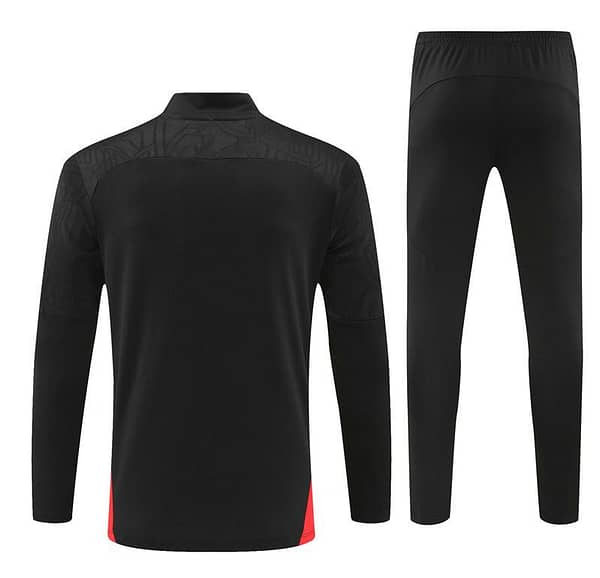 24/25 AC Milan Red Half Zipper Jacket+Long Pants - Image 15