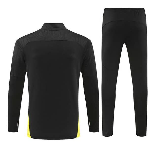 24/25 Borussia Dortmund Black Half Zipper Jacket+Long Pants - Image 16