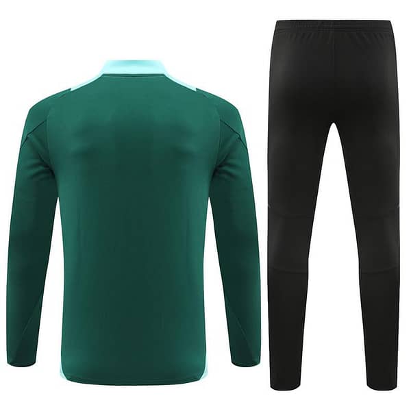 24/25 Manchester United Green Half Zipper Jacket+Long Pants - Image 16