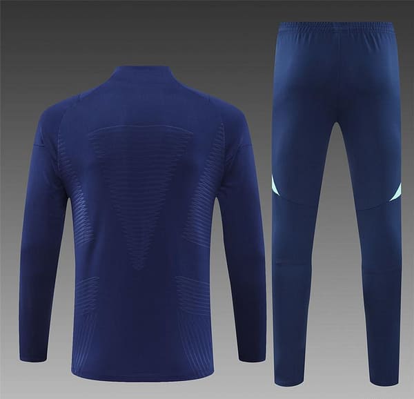 24/25 Arsenal Blue Half Zipper Jacket+Long Pants - Image 14
