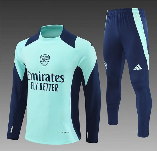 24/25 Arsenal Blue/Navy Half Zipper Jacket+Long Pants