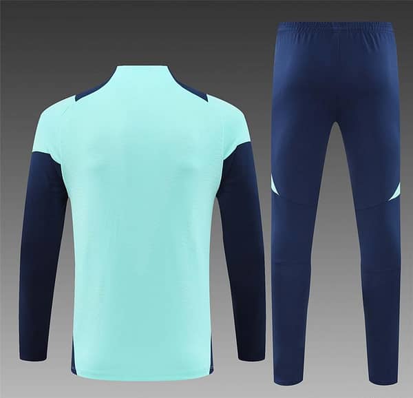 24/25 Arsenal Blue/Navy Half Zipper Jacket+Long Pants - Image 16