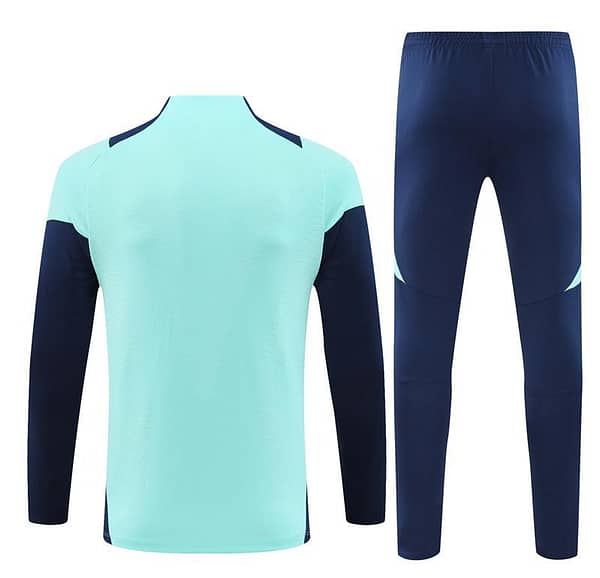 24/25 Arsenal Blue/Navy Half Zipper Jacket+Long Pants - Image 17