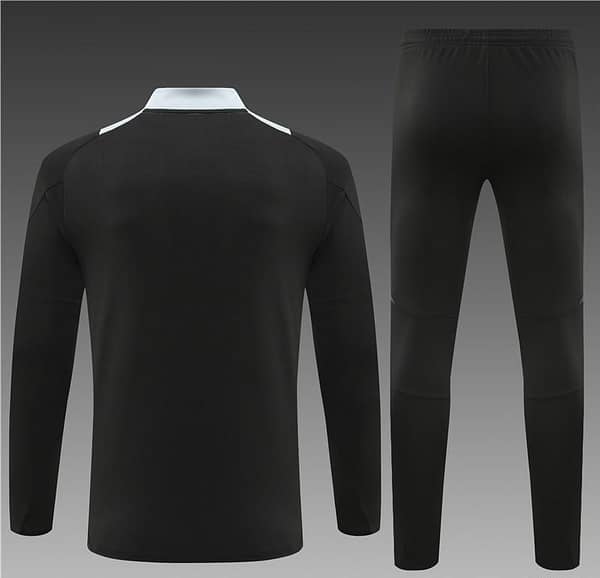 24/25 Manchester United Black Half Zipper Jacket+Long Pants - Image 15