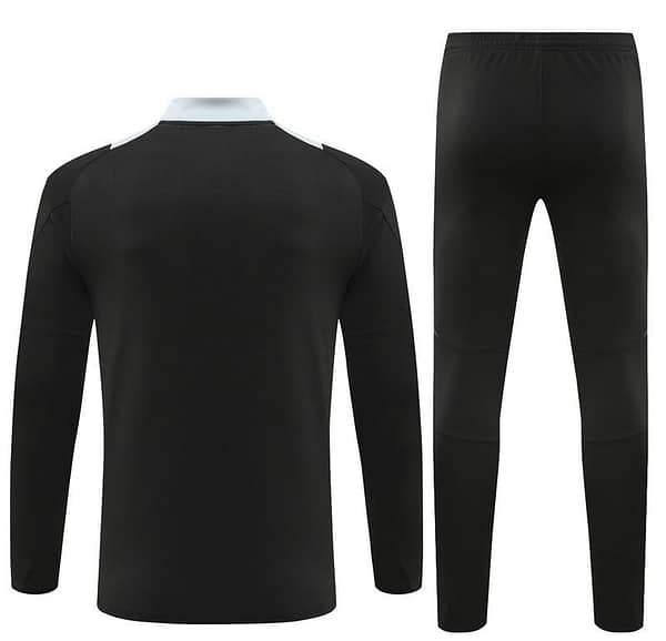 24/25 Manchester United Black Half Zipper Jacket+Long Pants - Image 16