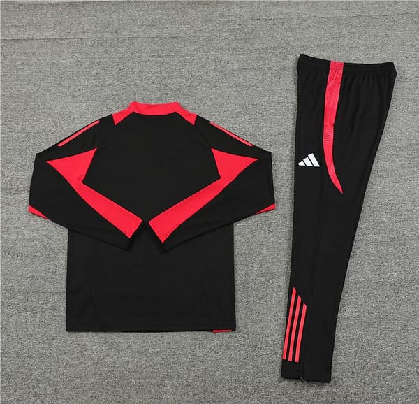 24/25 Bayern Munich Black Half Zipper Jacket+Long Pants - Image 8