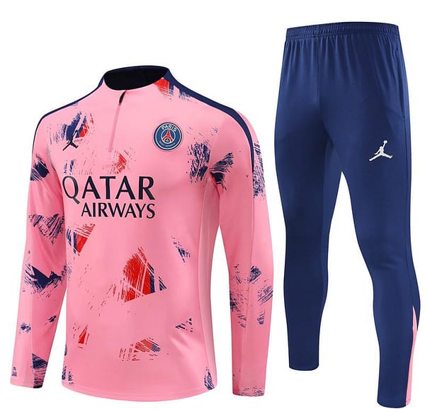 24/25 PSG Pink Half Zipper Jacket+Long Pants - Image 17