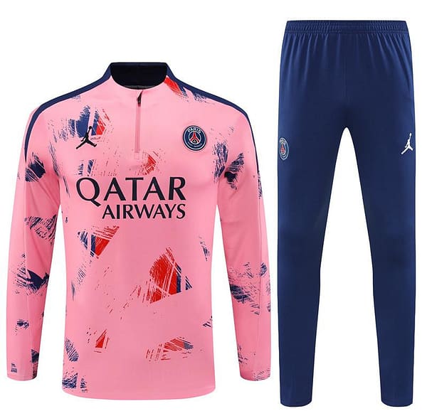 24/25 PSG Pink Half Zipper Jacket+Long Pants - Image 19