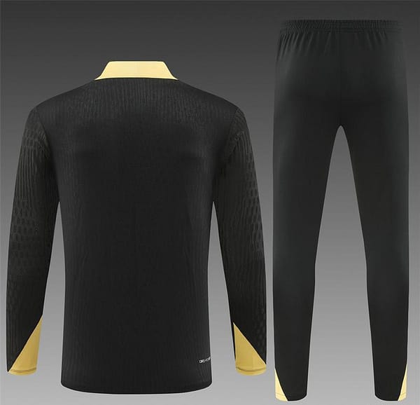 24/25 Barcelona Black Half Zipper Jacket+Long Pants - Image 15